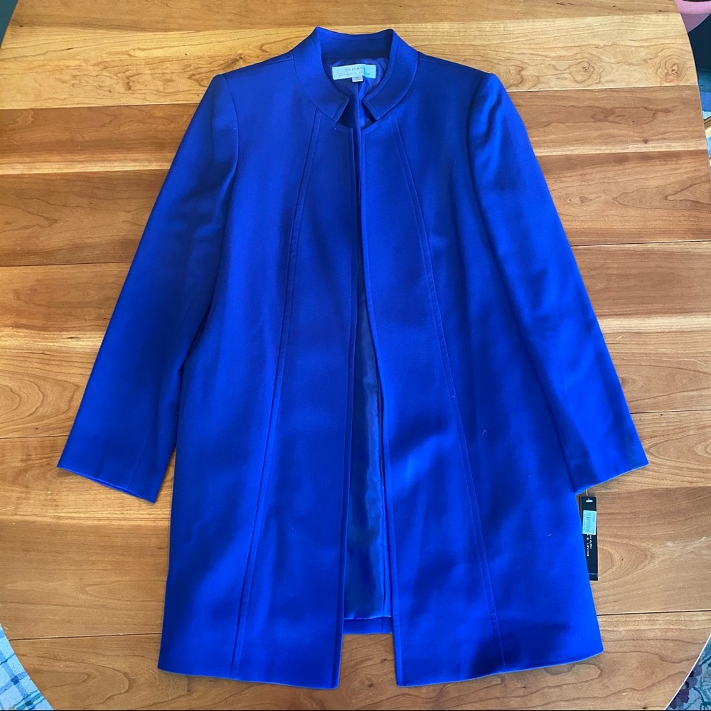 Long Cobalt Blue Blazer